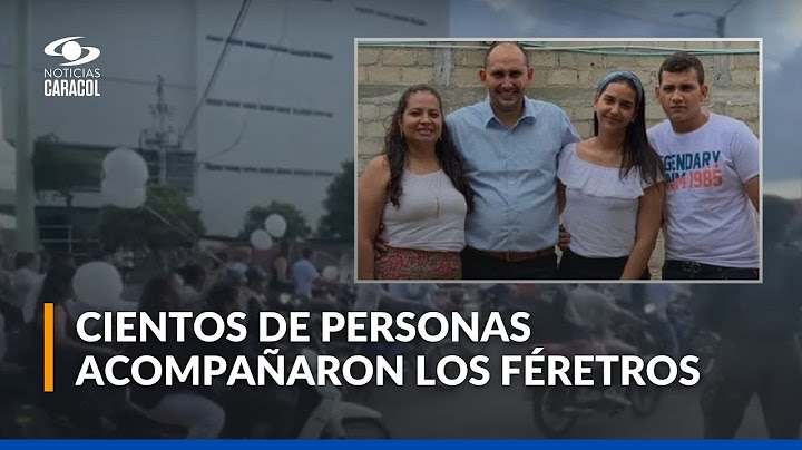 Masivo adiós a la familia Lora Rincón, víctima de masacre en Aguachica