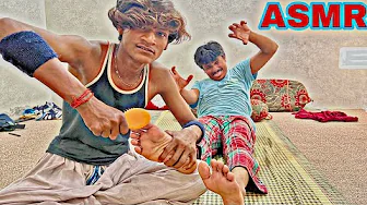 ASMR FEET TICKLE THERAPY : Two Legends in one Frame
