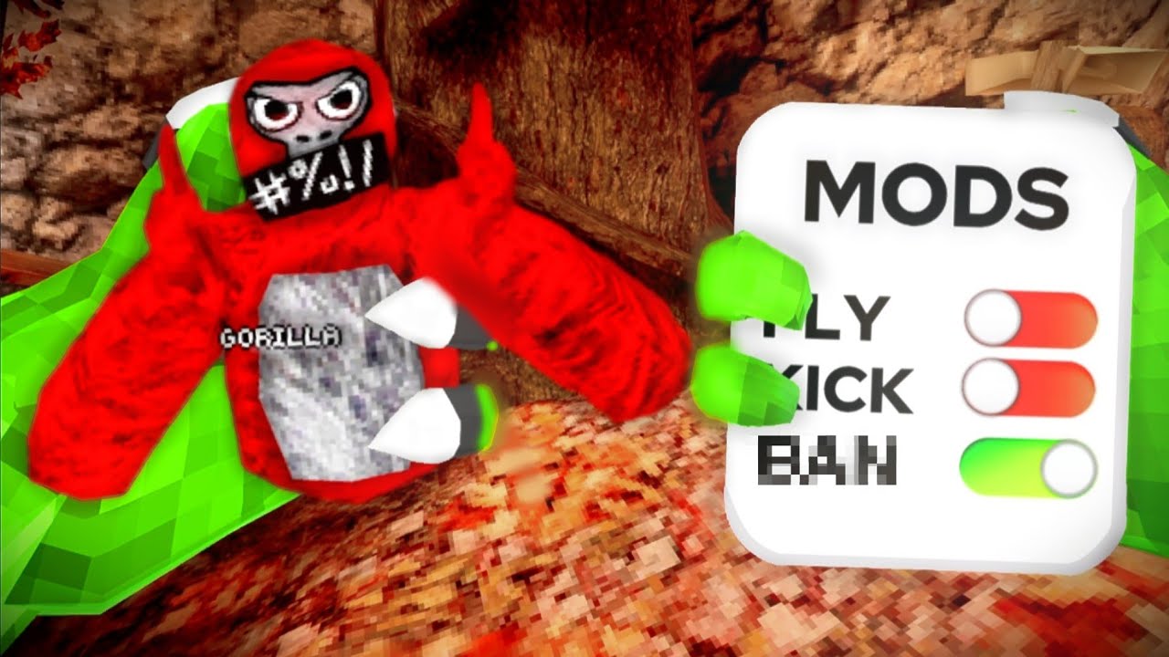 Троллинг с помощью СЛОМАННЫХ модов Gorilla Tag...