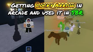 [YBA] Using lucky arrow i got from arcade in SBR