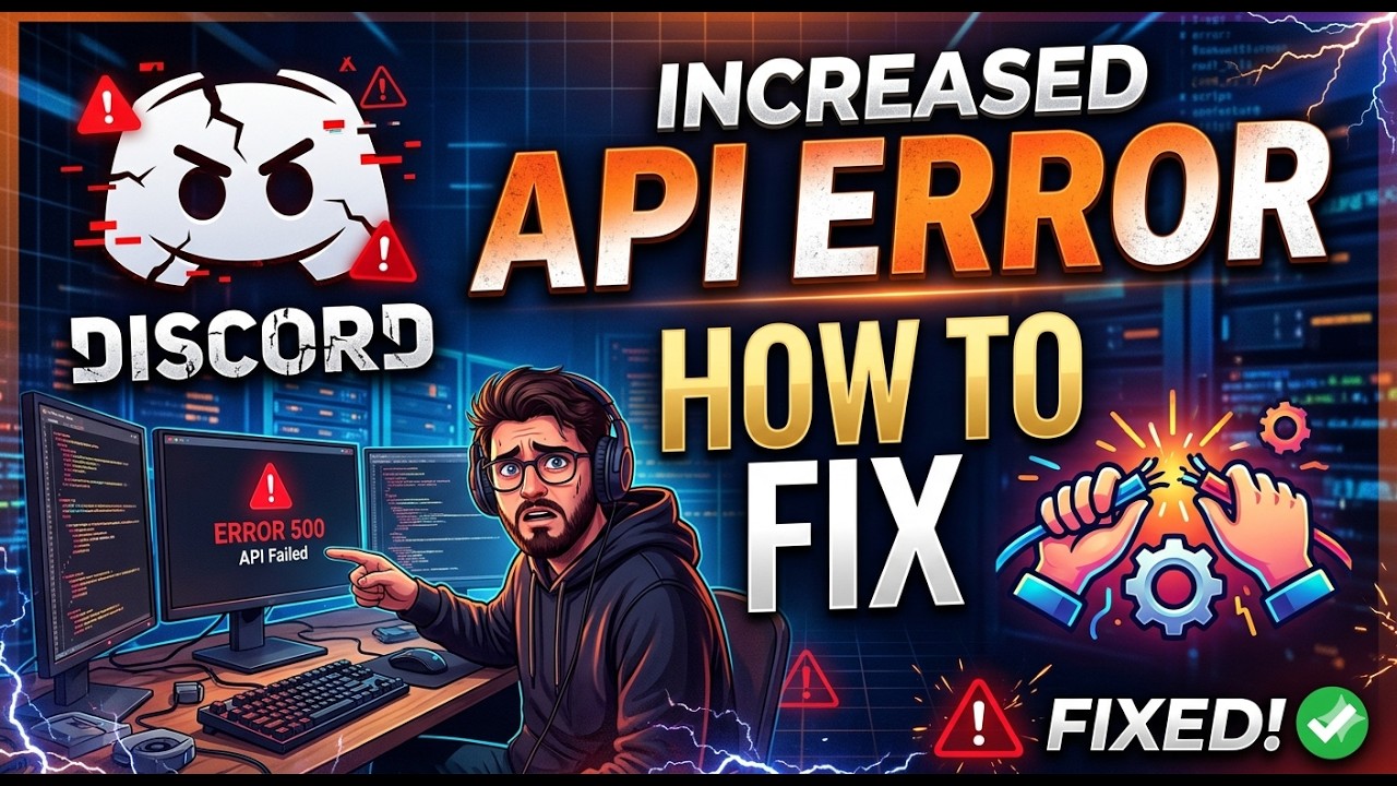 DİSCORD İNCREASED API ERRORS FİX EASY - YouTube