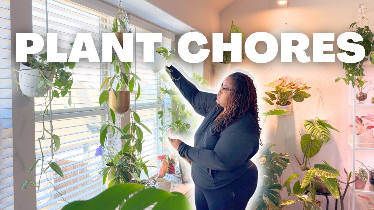 Просто занимаюсь уходом за растениями 🌿