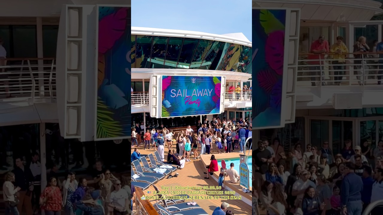 🟢Day 1: Embarkation || Alaska Cruise 2026 || Royal Caribbean ||Serenade of the Seas #AlaskaCruise