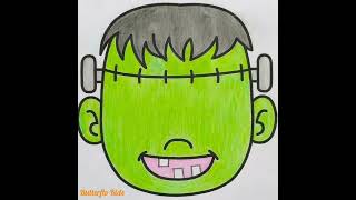 Halloween Frankenstein Head Craft for Kids