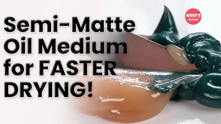 Semi-Matte Medium to Speed Up Drying Time!
