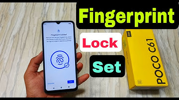 Poco c61 Fingerprint Lock Kaise Lagaye | How To Set Fingerprint Lock in Poco C61 |