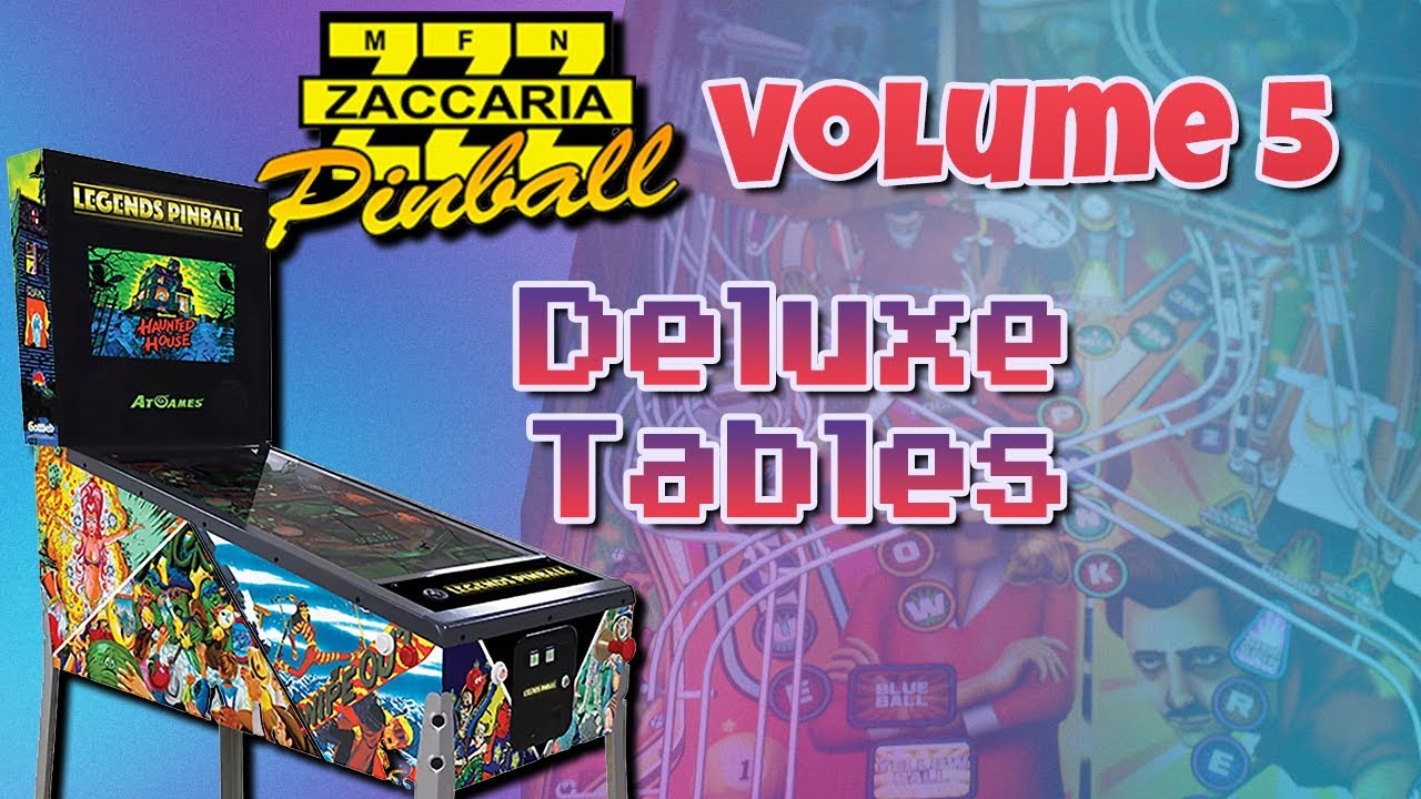 AtGames Legends Pinball Zaccaria Deluxe Tables YouTube