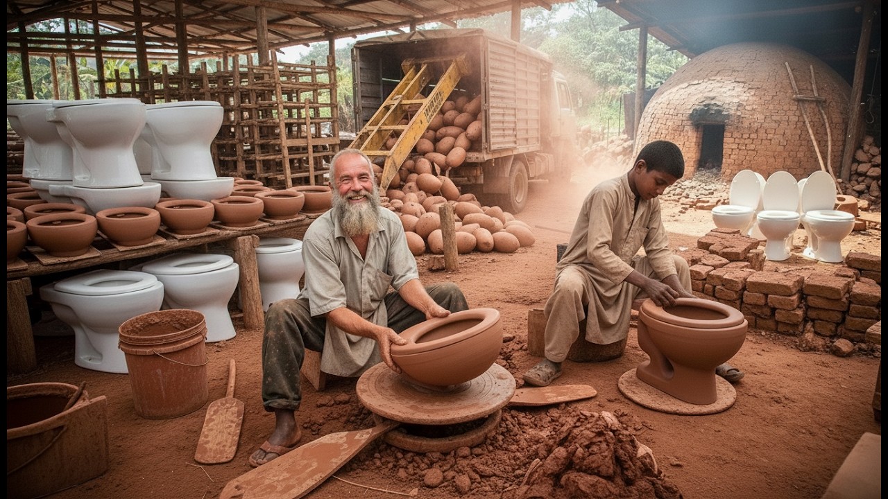 Liquid to Clay Commodes ! The Luxury Toilet Seats Manufacturing in ...