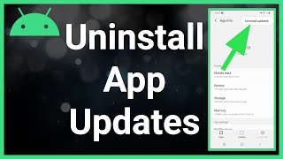 How To Uninstall App Updates screenshot 1