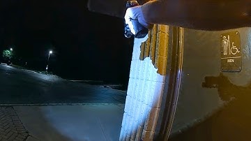 Politie schietpartij op leger-veteraan vastgelegd op camera