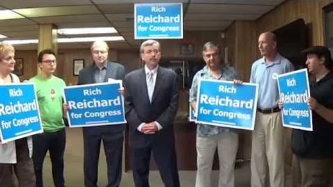 Reichard for Congress press conference on gun cont...