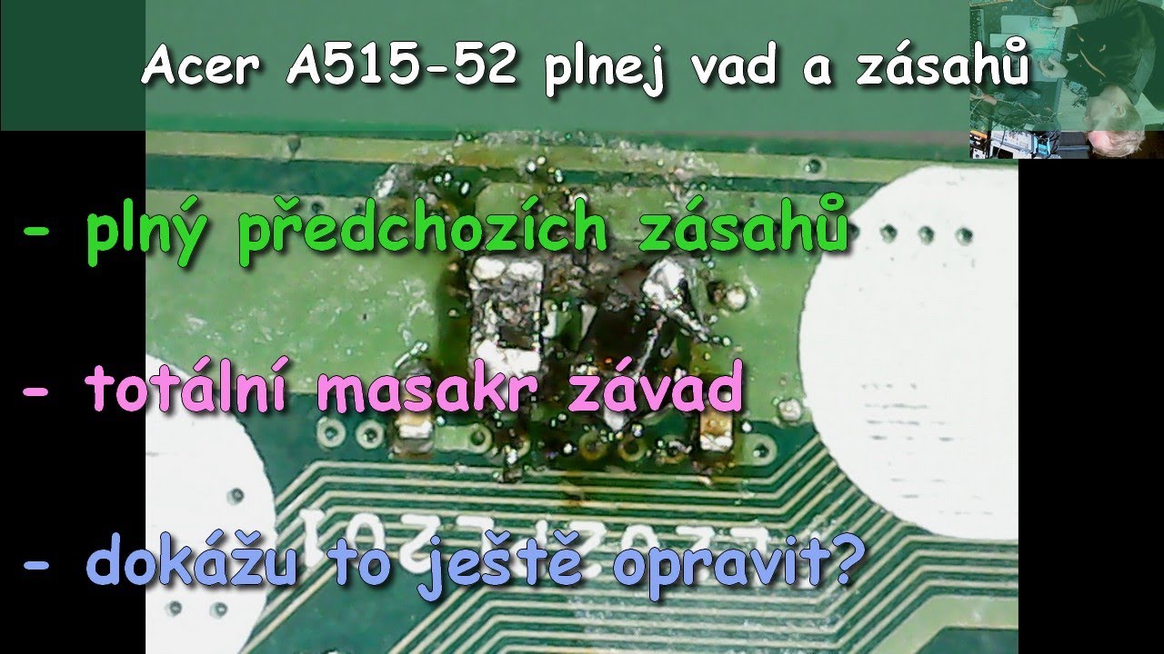 Asi nejhezčí oprava notebooku na mém kanále 😍| Acer A515-52