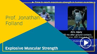 Explosive Muscular Strength - by: Professor Jonathan Folland