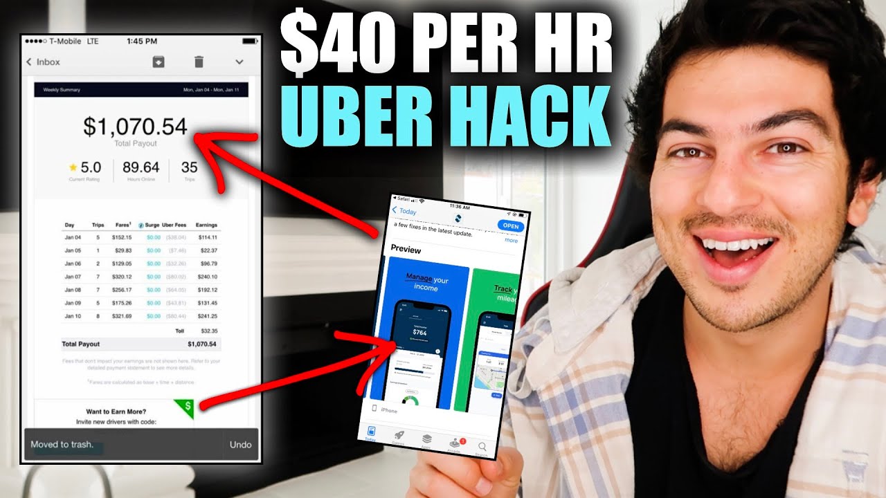 How to CONSISTENTLY Make $40 PER HOUR As An Uber Driver in 2023! - YouTube