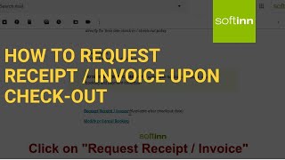 [OBSOLETE] How to Request Receipt / Invoice Upon Check-out (Hotel Booking Engine) screenshot 3