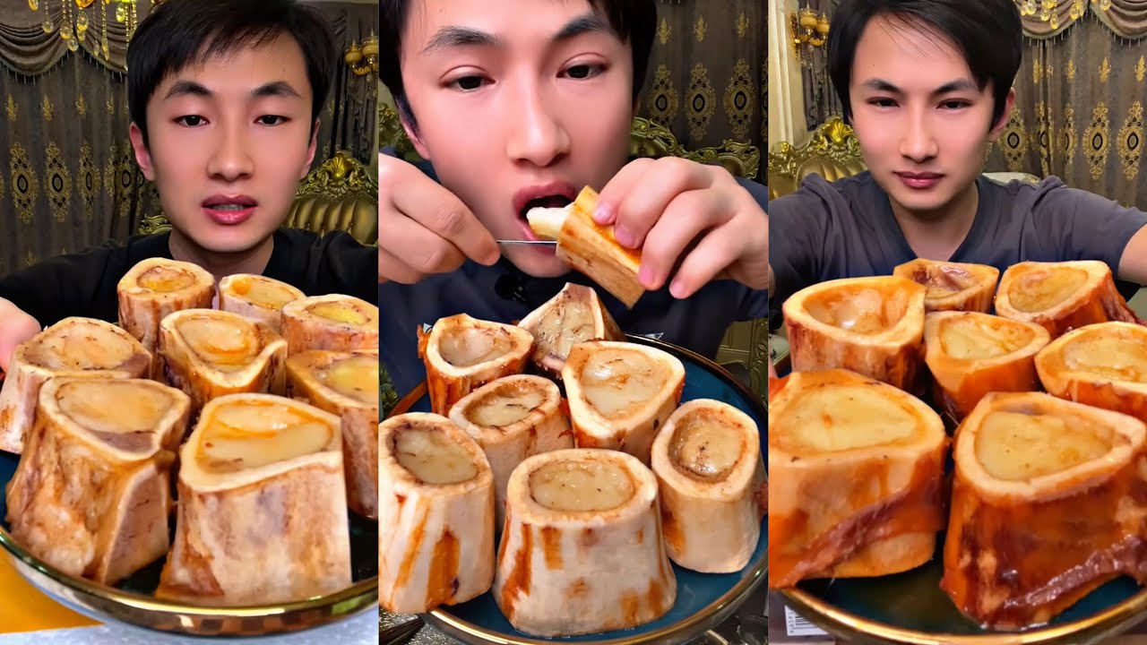 Beef Bone Marrow ASMR | Deep Eating Sounds Mukbang
