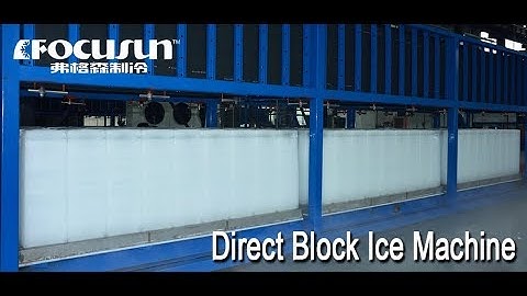 25T/day Direct Refrigeration Block Ice Plant