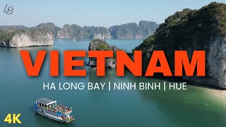VIETNAM IN 4K - FROM ABOVE | HA LONG BAY, NINH BINH & HUE