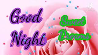 Good Night Good Night Video With Flower and Music For WhatsApp Share Chat status screenshot 3