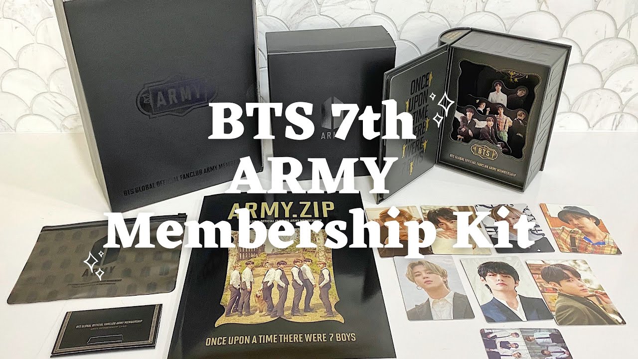 BTS 7th ARMY Membership Kit (2020/2021) UNBOXING (ASMR)