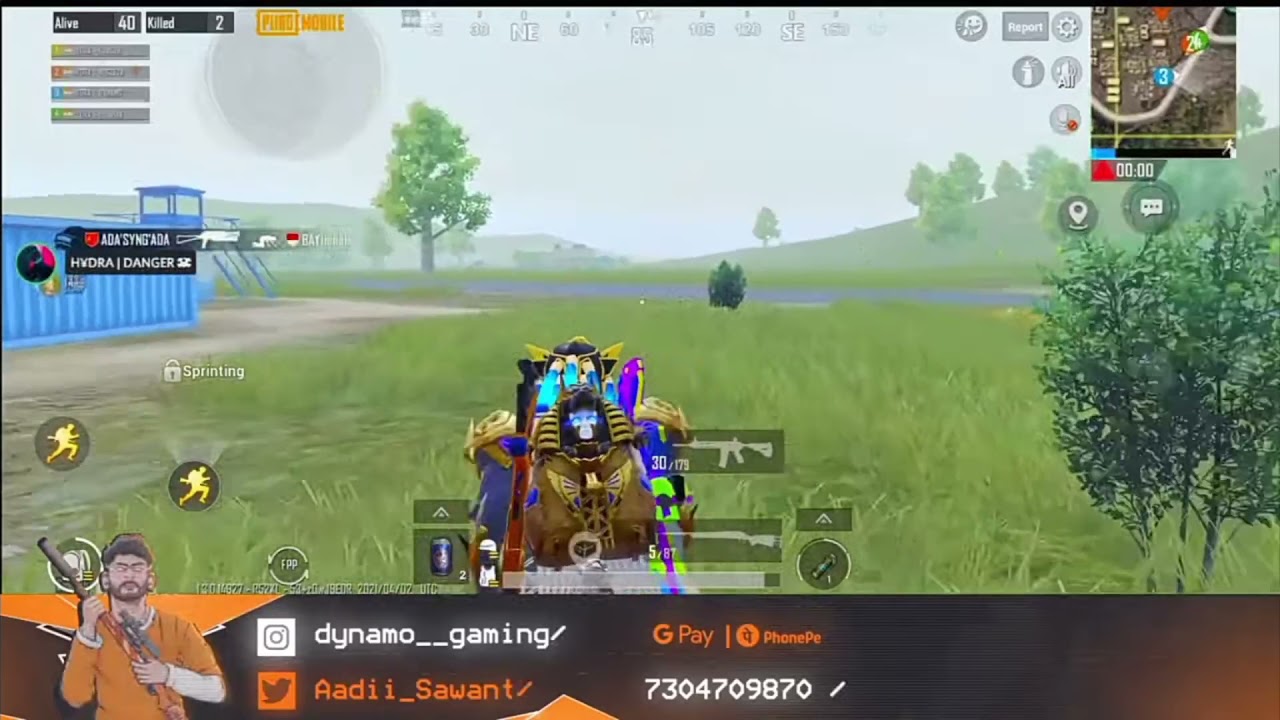 DYNAMO TALKING ABOUT HYDRA DANGER FACE REVEAL | PUBG MOBILE