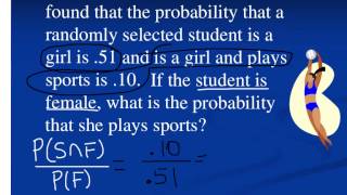 AP STATS 13-14: Conditional Probability (Unit 3 Lesson 1.4)