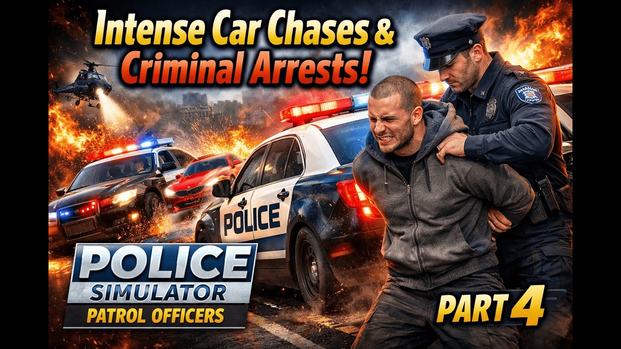 👮‍♂️ Intense Car Chases & Criminal Arrests – Police Simulator Patrol Officers