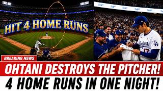 😱 SHOCKING! Shohei Ohtani Crushes 4 MONSTER Home Runs in One Night! ⚾ The Most Unbelievable