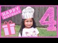 SCARLETT'S 4TH BIRTHDAY!!