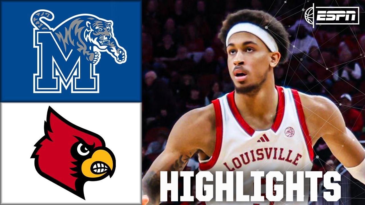 Memphis Tigers vs. Louisville Cardinals | Full Game Highlights | ESPN College Basketball