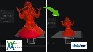 Chitubox Basics - Changing the scale of a model in multiple pieces #chitubox  #3dprinting