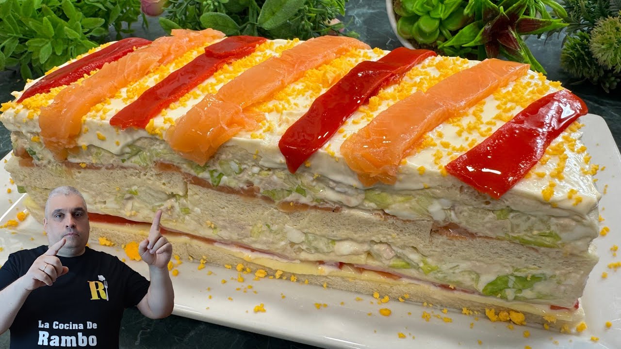 Pastel frío de Verano con pan de molde (muy Fácil y Rápido) 😎 ¡Éxito asegurado! 🤩Receta fácil!