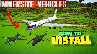 how to fly fighter jet in minecraft tutorial 💀 | ( immersive vehicles mod )
