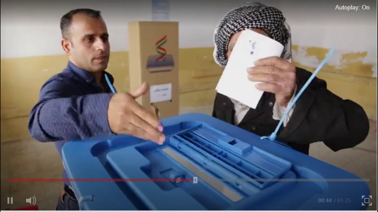 Jubilant mood as Iraqi Kurds vote
