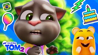 Pegadinha De Aniversário Com O Tom 💩💨🎉 Meu Talking Tom 2 (Nova Atualização)