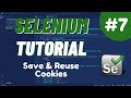 Python selenium tutorial 7   save  reuse cookies