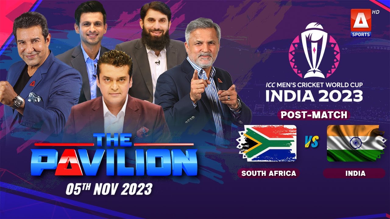 ⁣The Pavilion |  INDIA vs SOUTH AFRICA (Post-Match) Expert Analysis | 5 November 2023 | A Sports