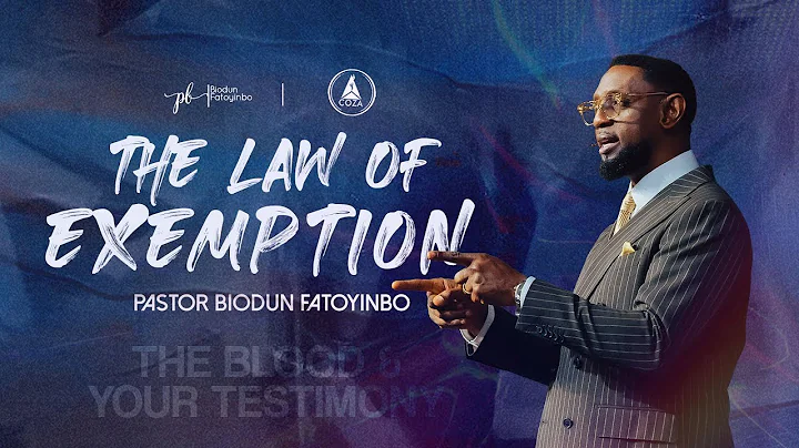 The Law Of Exemption | Pastor Biodun Fatoyinbo | COZA Sundays | 30-11-2025