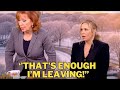Joy Behar QUITS The View LIVE After BRUTAL Clash with Leanne Morgan