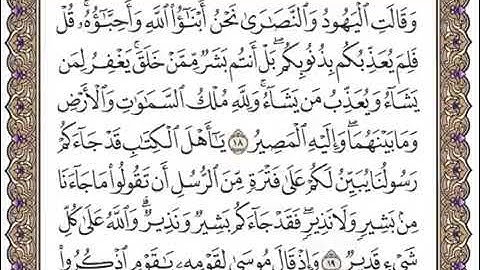 سورة المائدة بصوت #الشيخ  سعد الغامدي 