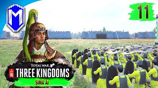 Siege Battle - Sima Ai - Eight Princes Records Campaign - Total War: THREE KINGDOMS Ep 11