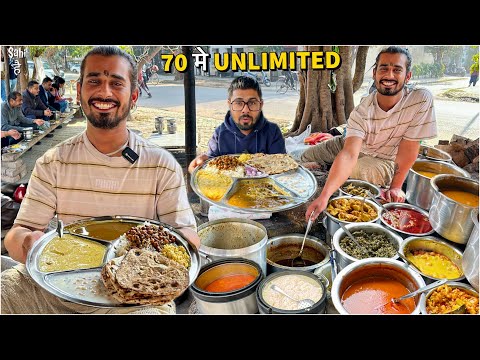 70/- Five Star Hotel Chef ka Desi Roadside Dhaba | Street Food India