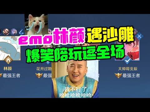 【王者陪玩酱】林颜：抑郁林颜遇见沙雕，爆笑陪玩逗全场！