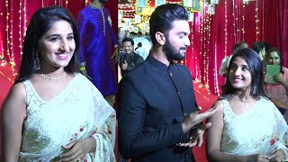 Kalyana Vaibhogam Serial Fame Meghana Lokesh And Srikar Krishna At Zee Kutumbam Awards 2021|NewsBuzz
