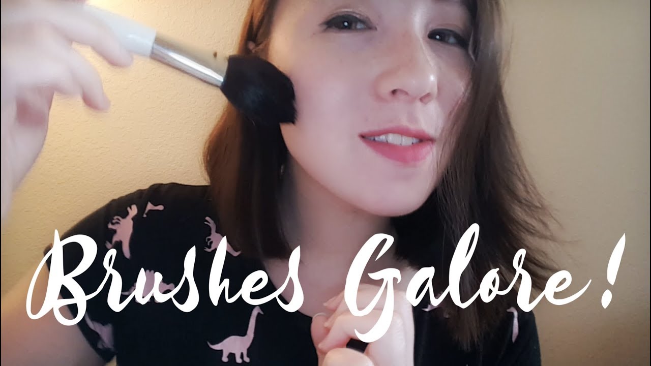 ASMR | BRUSHES GALORE 🖌️ [soapy triggers, ear brushing & more!]