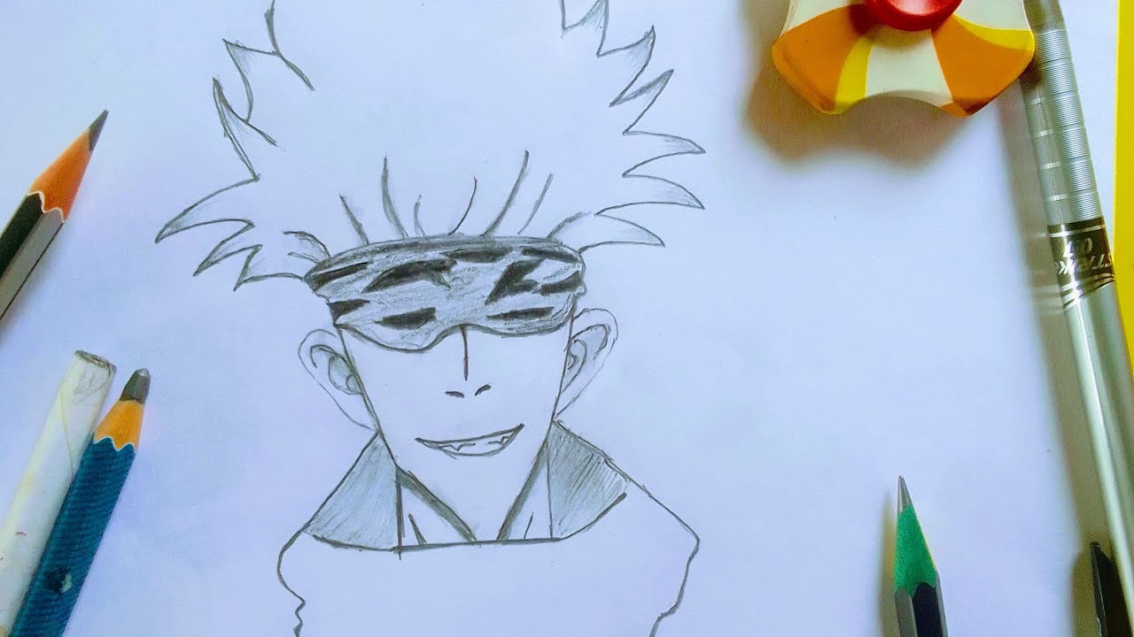 1. 🎨 Gojo Satoru Scratch Art | Power of the Strongest Sorcerer!