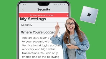 How to Fix An unknown error occurred on Roblox Android 2024 | An unknown error occurred in roblox