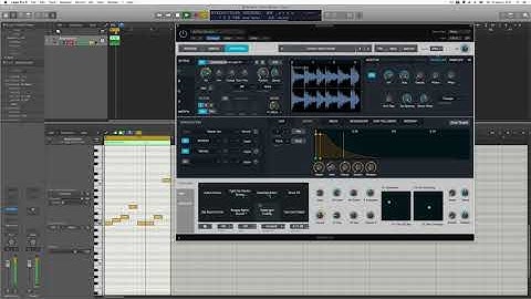 Logic Pro X - Alchemy (drum loop)