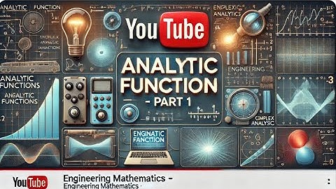 21MAB102T – Advanced calculus And complex analysis|Unit 4 – Analytic function part 1