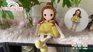 Crochet Belle Doll – Part 4: Head Tutorial | Disney Princess Amigurumi Ragdoll (4/5)
